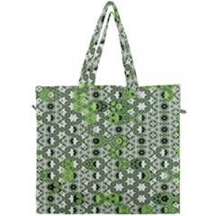 Black Lime Green Checkered Canvas Travel Bag by SpinnyChairDesigns