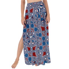 Abstract Checkered Pattern Maxi Chiffon Tie-up Sarong by SpinnyChairDesigns