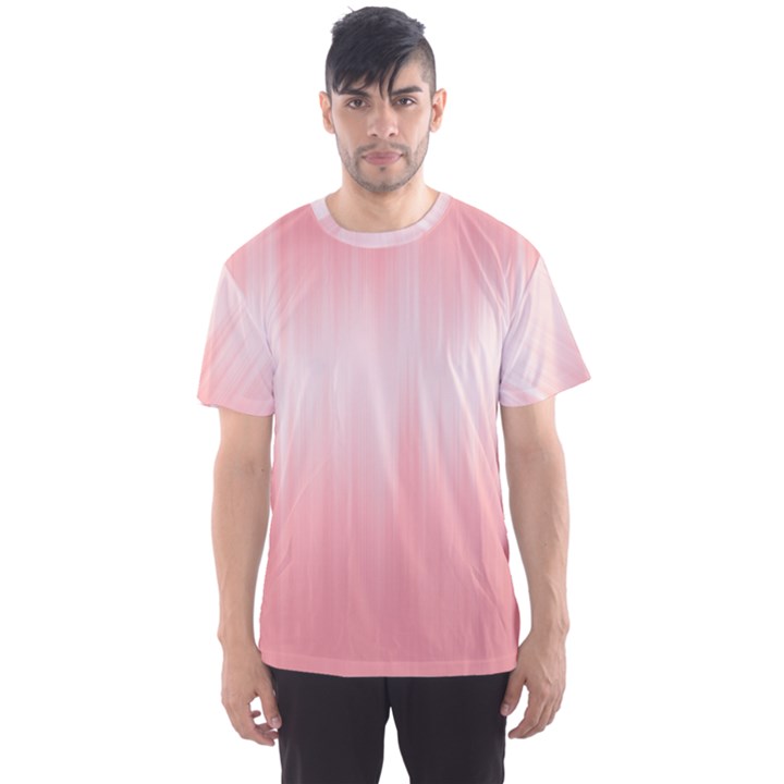 Fresh Pink Ombre Men s Sport Mesh Tee