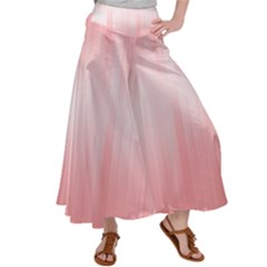 Fresh Pink Ombre Satin Palazzo Pants by SpinnyChairDesigns