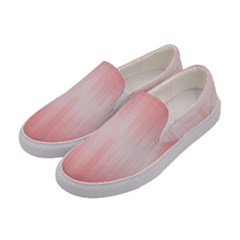 Fresh Pink Ombre Women s Canvas Slip Ons by SpinnyChairDesigns