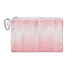 Fresh Pink Ombre Canvas Cosmetic Bag (large)