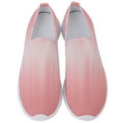 Fresh Pink Ombre Men s Slip On Sneakers by SpinnyChairDesigns