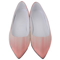 Fresh Pink Ombre Women s Low Heels by SpinnyChairDesigns