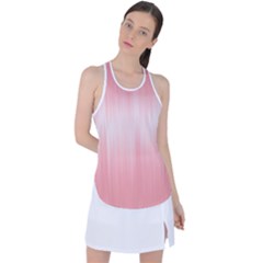 Fresh Pink Ombre Racer Back Mesh Tank Top by SpinnyChairDesigns