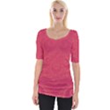 Blush Pink Octopus Swirls Wide Neckline Tee View1