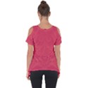 Blush Pink Octopus Swirls Cut Out Side Drop Tee View2