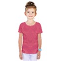 Blush Pink Octopus Swirls Kids  One Piece Tee View1