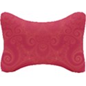 Blush Pink Octopus Swirls Seat Head Rest Cushion View1