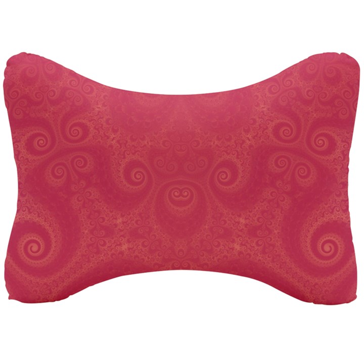 Blush Pink Octopus Swirls Seat Head Rest Cushion