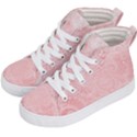 Pretty Pink Spirals Kids  Hi-Top Skate Sneakers View2