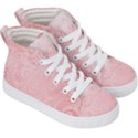 Pretty Pink Spirals Kids  Hi-Top Skate Sneakers View3