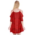 Red Spirals Cutout Spaghetti Strap Chiffon Dress View2