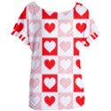 Hearts  Women s Oversized Tee View1