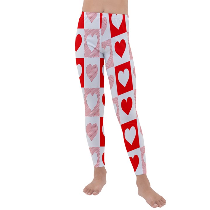 Hearts  Kids  Lightweight Velour Leggings