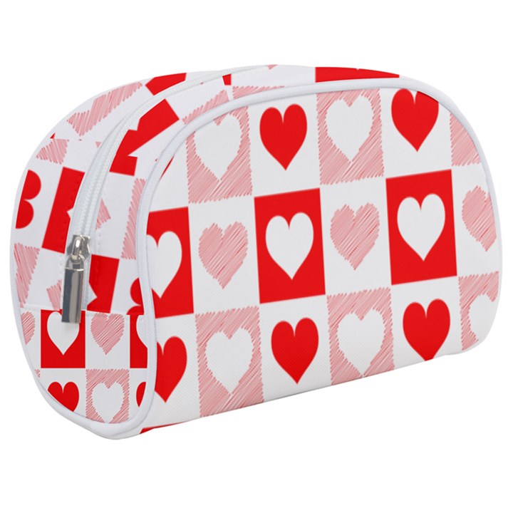 Hearts  Makeup Case (Medium)