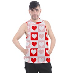 Hearts  Men s Sleeveless Hoodie by Sobalvarro