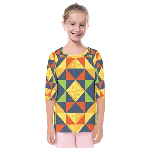 Africa  Kids  Quarter Sleeve Raglan Tee by Sobalvarro