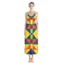 Africa  Button Up Chiffon Maxi Dress View1