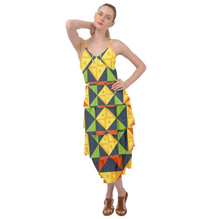 Africa  Layered Bottom Dress