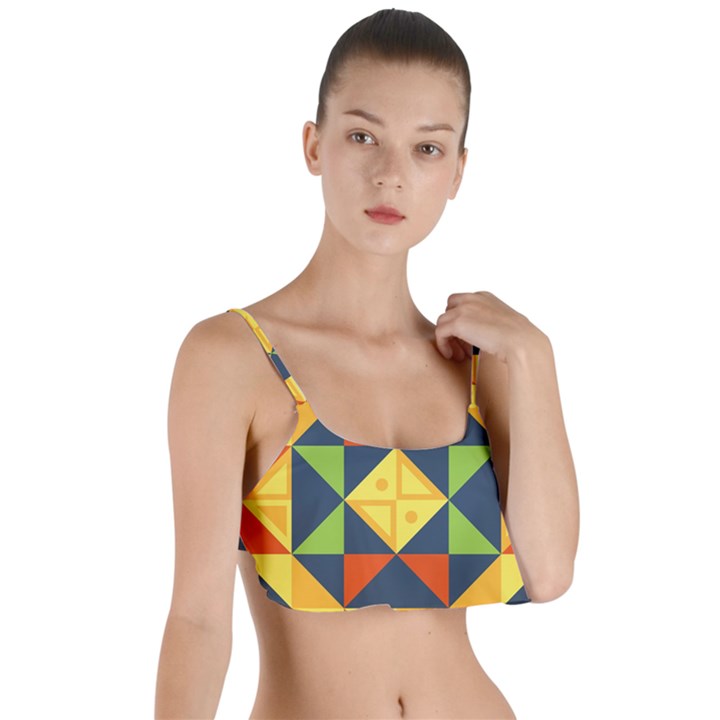 Africa  Layered Top Bikini Top 