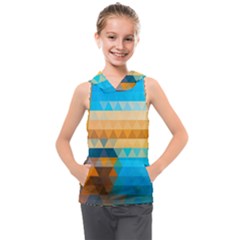 Mosaic  Kids  Sleeveless Hoodie by Sobalvarro