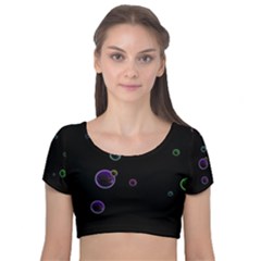 Screenshot 2019-12-30-03-13-10 2 Velvet Short Sleeve Crop Top  by Sabelacarlos