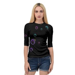 Bubble show Quarter Sleeve Raglan Tee