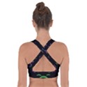 Bubble show Cross Back Sports Bra View2