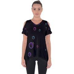 Bubble Show Cut Out Side Drop Tee by Sabelacarlos