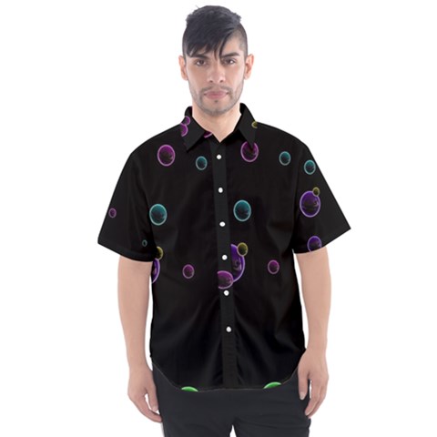 Bubble Show Men s Short Sleeve Shirt by Sabelacarlos