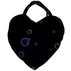 Bubble Show Giant Heart Shaped Tote by Sabelacarlos