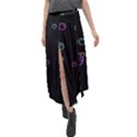 Bubble show Velour Split Maxi Skirt View1