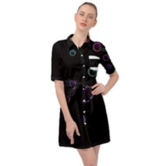 Bubble Show Belted Shirt Dress by Sabelacarlos