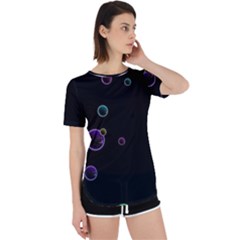 Bubble Show Perpetual Short Sleeve T-shirt by Sabelacarlos