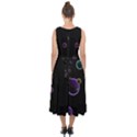 Bubble in dark Midi Tie-Back Chiffon Dress View2