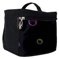 Bubble In Dark Make Up Travel Bag (small) by Sabelacarlos