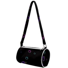 Bubble In Dark Mini Cylinder Bag by Sabelacarlos