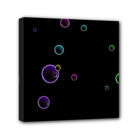 Bubble In Dark Mini Canvas 6  X 6  (stretched) by Sabelacarlos