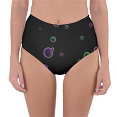 Bubble In Dark Reversible High-waist Bikini Bottoms by Sabelacarlos