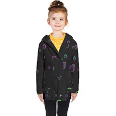 Bubble In Dark Kids  Double Breasted Button Coat by Sabelacarlos