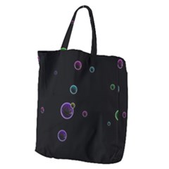 Bubble In Dark Giant Grocery Tote by Sabelacarlos