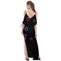 Bubble in dark Maxi Chiffon Cover Up Dress View2