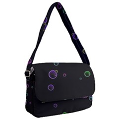 Bubble In Dark Courier Bag by Sabelacarlos