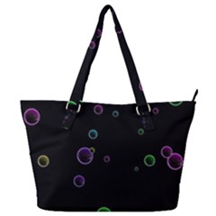 Bubble In Dark Full Print Shoulder Bag by Sabelacarlos