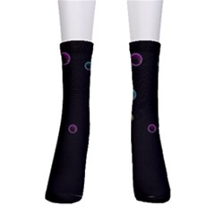 Bubble In Dark Men s Crew Socks by Sabelacarlos