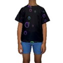 Bubble in dark Kids  Short Sleeve Swimwear View1