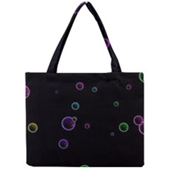 Bubble In Dark Mini Tote Bag by Sabelacarlos