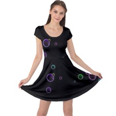 Bubble In Dark Cap Sleeve Dress by Sabelacarlos