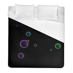 Bubble In Dark Duvet Cover (full/ Double Size) by Sabelacarlos